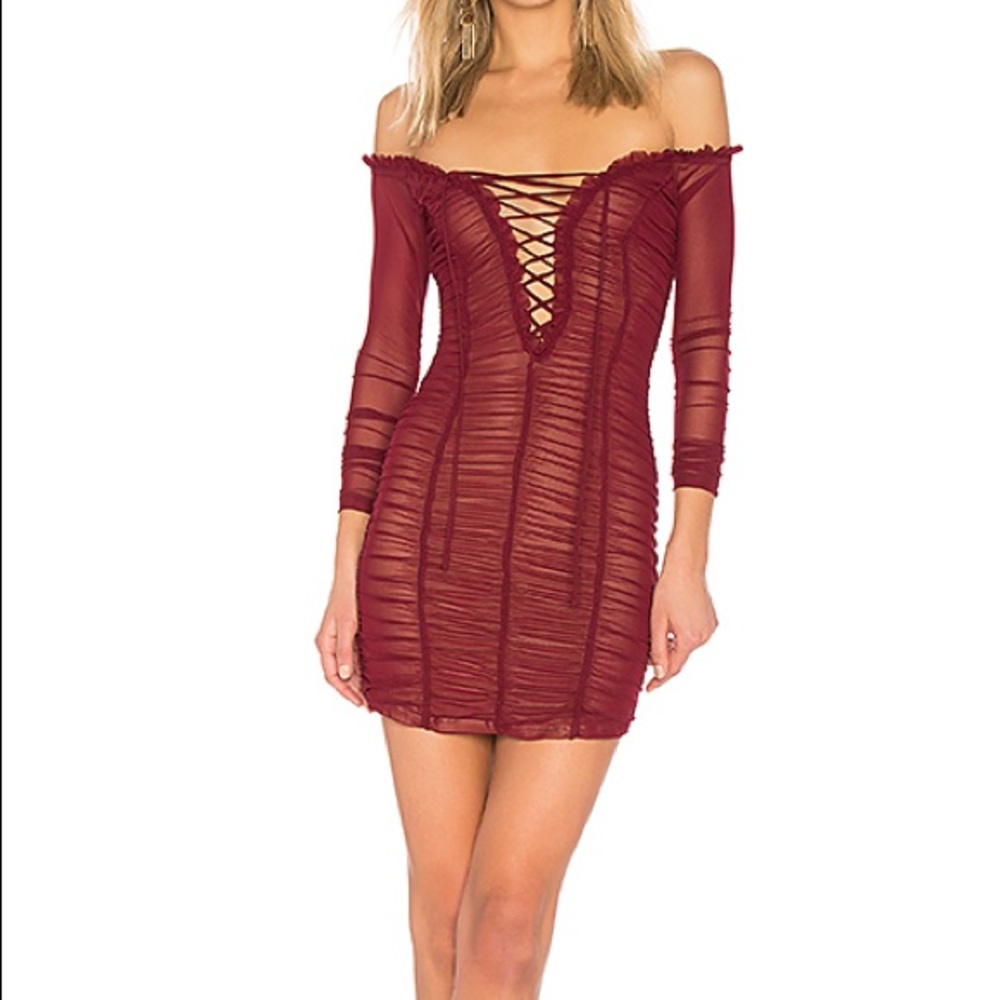 Sold out Majorelle darling dress in Merlot